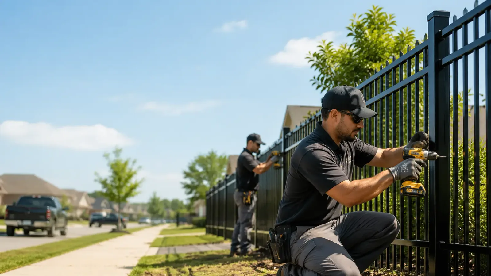 Metal Fence Installation in Durham, NC